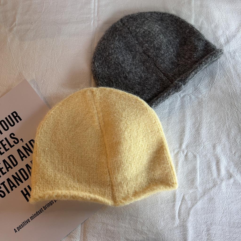 Beanie Women Wool With Letter Embellishments For Fall And Winter Style Street