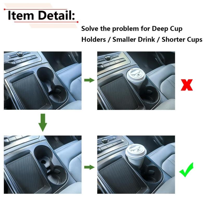 2 Pack Auto Drink Base Insert Perfect Height Enhancer Soft Rubber Construction Easy To Maintain Strong Build
