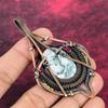 Tree Agate Pendant Copper Wire Wrapped Gemstone Pendant Handmade Antique Jewelry