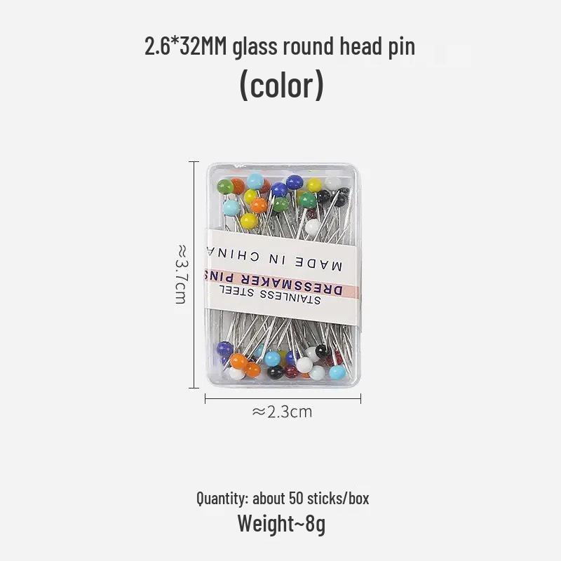 Pearl Head Quilting Pins for Dressmaking and Crafts