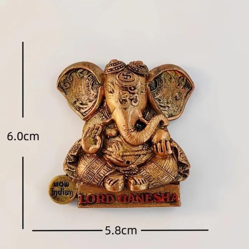 

India Souvenirs Bangalore Fridge Magnets Goa Mumbai Mysore Palace Ganesha Ganapati Fridge Stickers Home Decor Wedding Gifts
