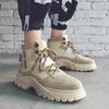 Fashion 2019 Autumn New Fashion Casual High Help  Boots Men's Leather Tooling Boots Men's Wild Desert Boots Jkm45
