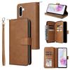 Zipper Wallet Case for Samsung Galaxy A04e A05 A06 A07 A14 A15 A16 A17 A25 A26 A34 A35 A36 A37 A54 A55 A56 A57 4G 5G Phone Cover