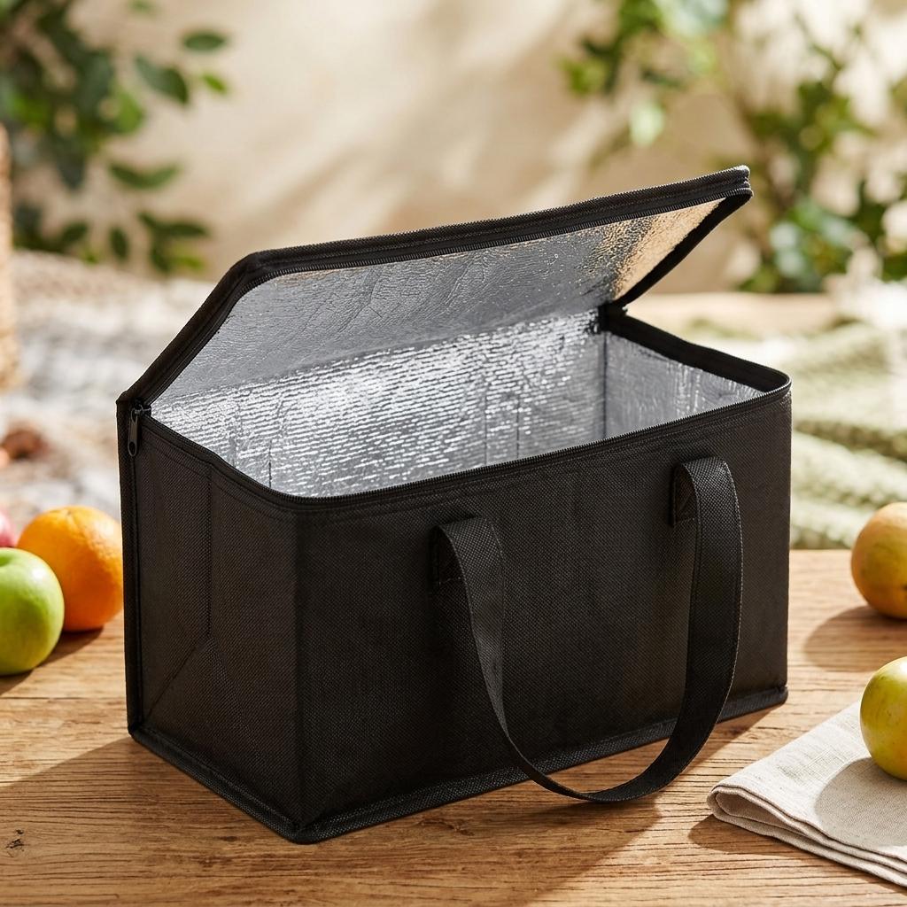 Portable Lunch Cooler Bag Folding Insulation Picnic Ice Pack Food Thermal Bag Drink Carrier Insulated Bags Beer Delivery Bag
