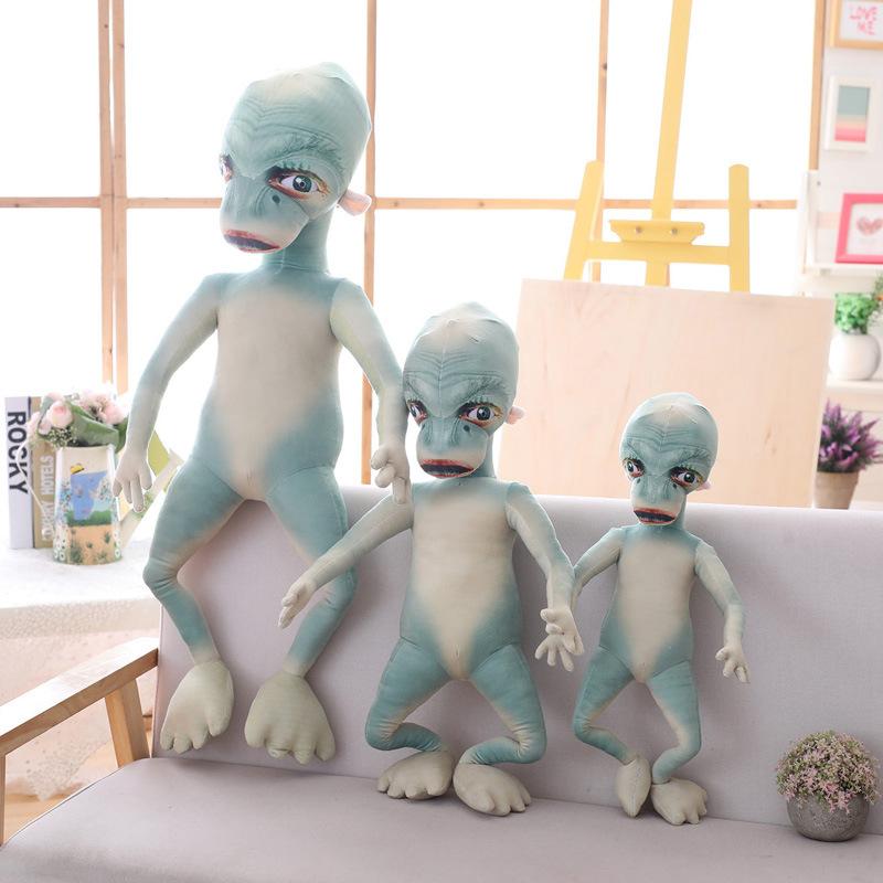 Alien doll simulation alien plush toy big throw pillow trick doll funny give men and women birthday gifts