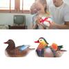 2PCS Floating Mandarin   Statue Resin Cute Animal Decor Sculpture Ornament for Outdoor Garden Pond