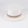 New Carnival Party Festival Handmade Strapped Cowboy Hat Top Hat Woolen Jazz Hat