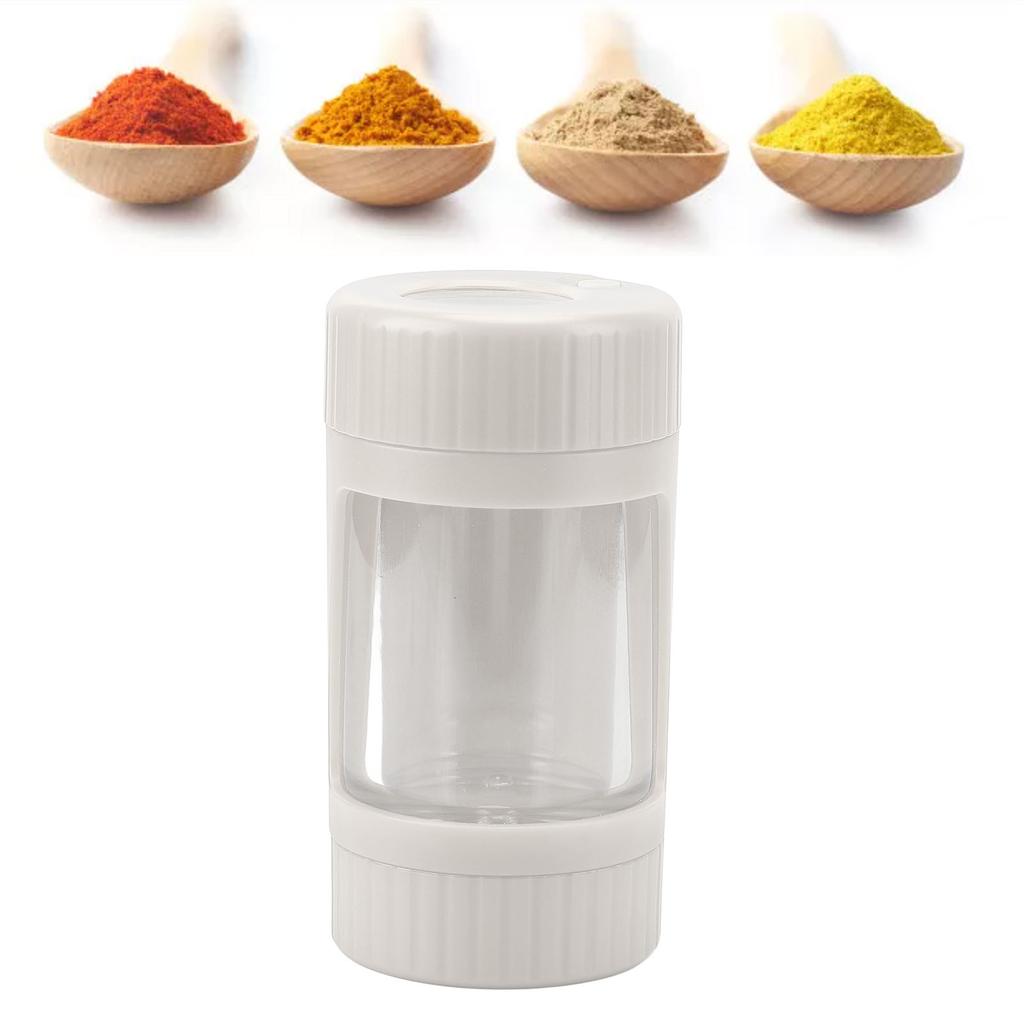 Smell Proof Container Detachable Smell Proof Transparent Magnifying Glass Light Function Stash Container for Spice