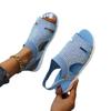 Summer Side Hollow Sandals Breathable Surface Rhinestone Comfortable Women's Footwear Sandals