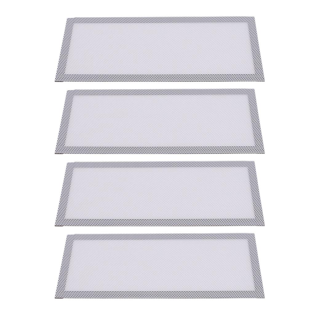 4 Stück Bodenlüftungsnetzabdeckung, PVC, magnetisch, staubdicht, Bodenregister-Bildschirmabdeckung für Zuhause, Wanddecke