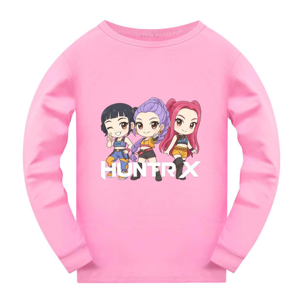 5015 Kids Girls Rumi Zoey Mira Super Star Print Long Sleeves T-Shirt