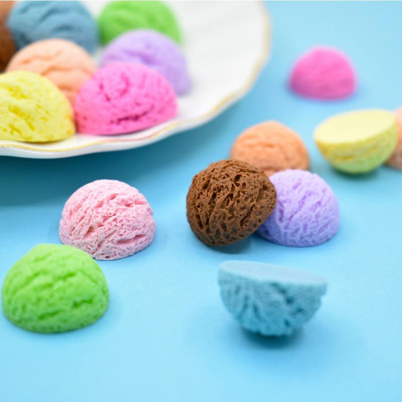 Ice Cream Balls DIY Cream Gel Phone Cases Stationery Boxes Refrigerator Stickers Accessories Food Toys