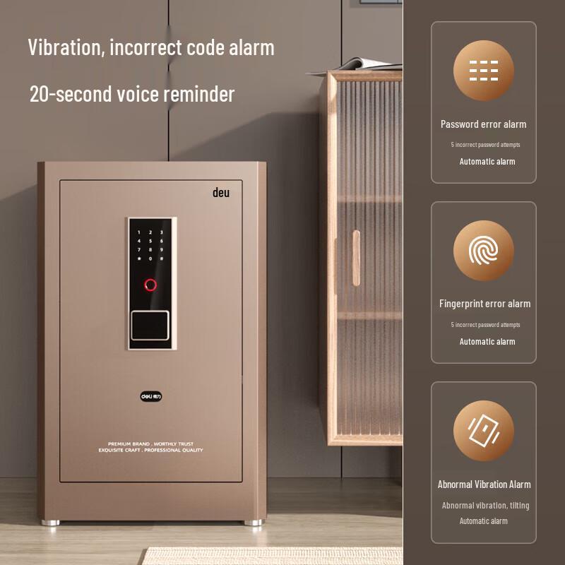 Deli Fingerprint Password Anti-Theft Safe