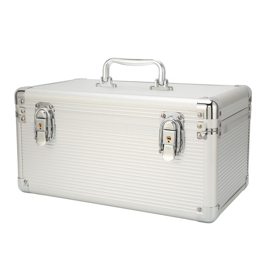 Hard Drive Storage Box 10 Bay Shockproof Hard Drive Storage Case with Security Lock 1 Tool Placement for 3 5in Hard
