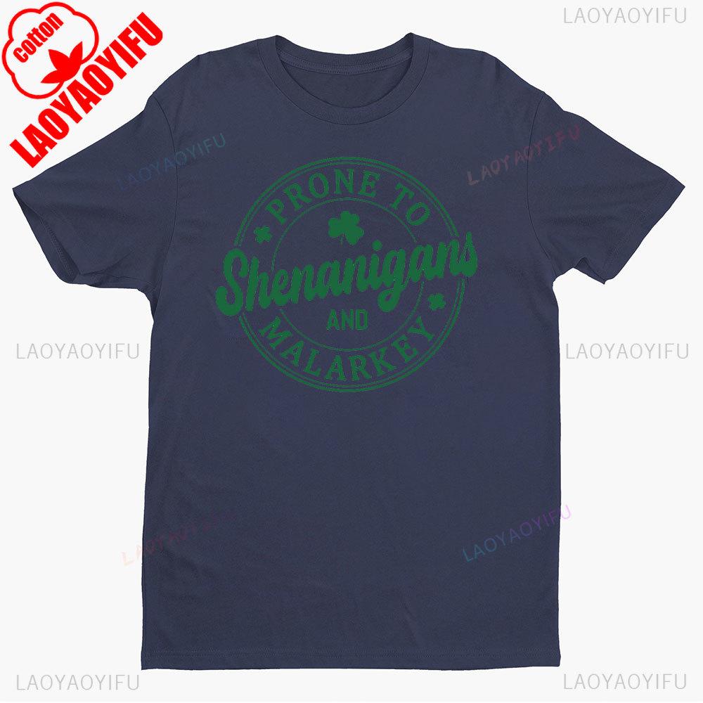 Womens St Patricks Day Shirts Let The Shenanigans Begin Shirt Lucky T Shirt graphic t shirts