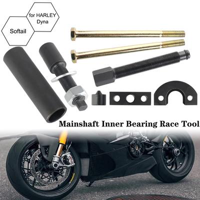 34902-84 Schwarz Hauptwellen-Innenlager-Laufring-Werkzeug für Harley Electra Glide Abzieher Ausbauwerkzeug Big Twin Getriebe Motorradzubehör Einbauwerkzeug