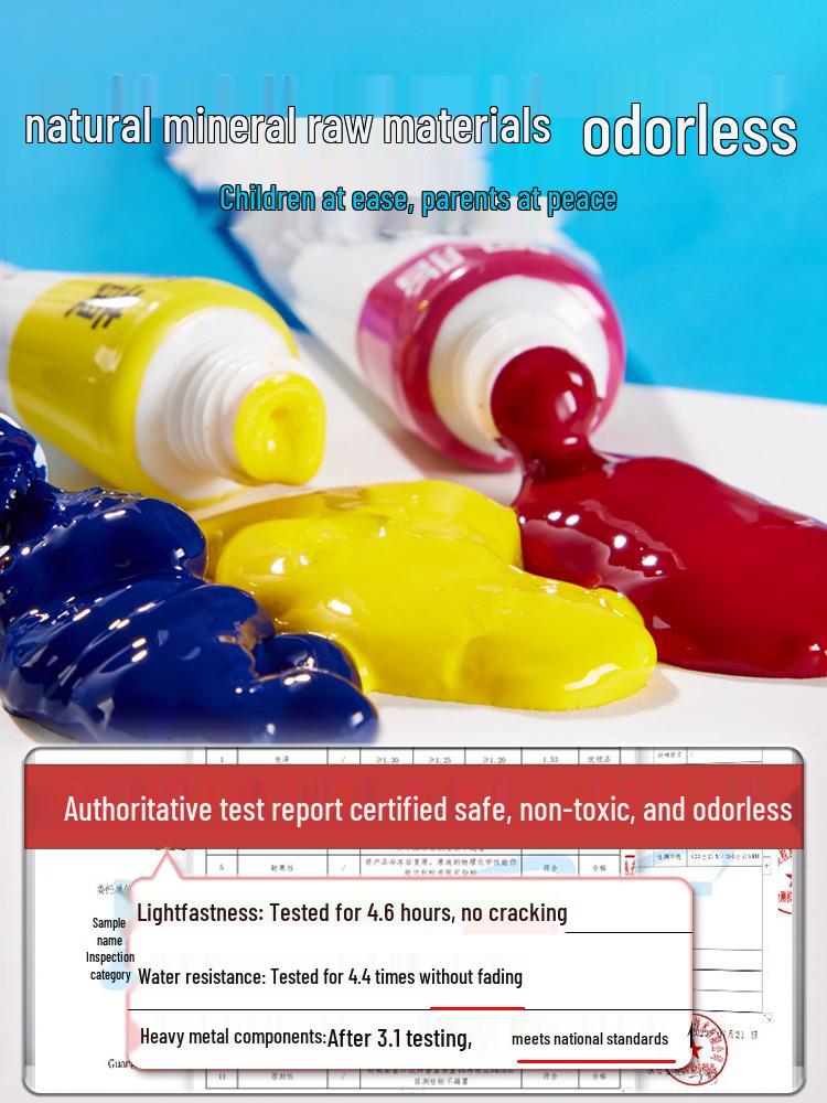 12/24 Color Chinese Ink Painting Set for Beginner and Elementary Art Students