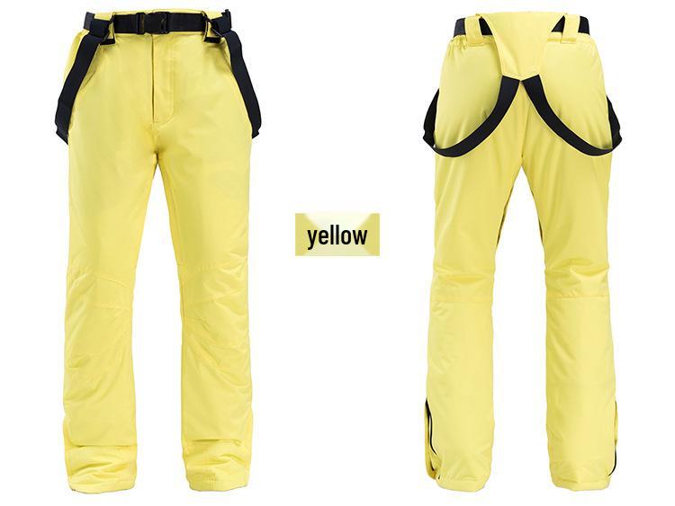 Winter Ski Bib Pants: Windproof, Waterproof, Breathable, and Insulated for Men and Women