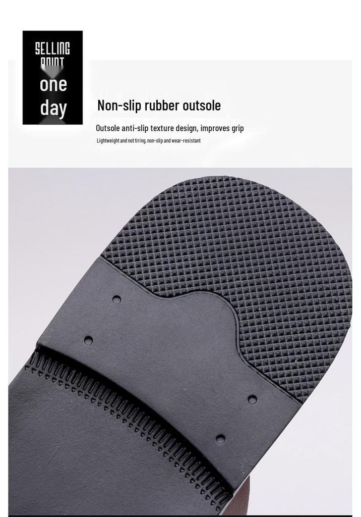 Men's 2025 Summer Casual Non-slip French Flip-flops for Beach & Outdoor Use