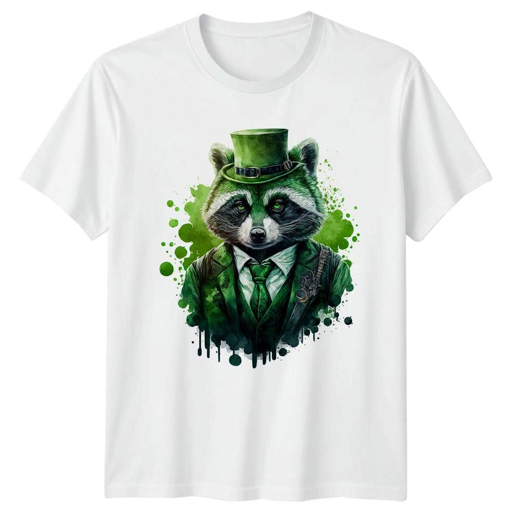 Dressed To Get Lucky Raccoon TShirt St Patricks Day Irish Gift For Him And Her S
