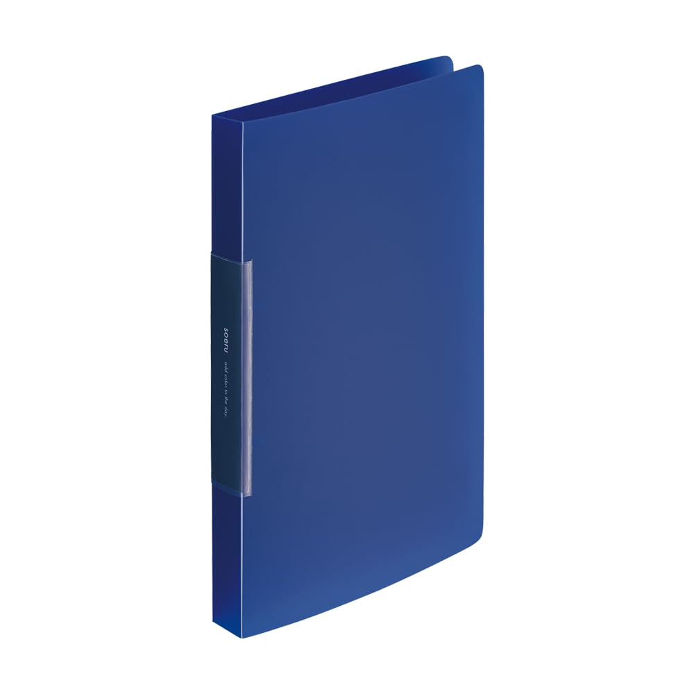 

LIHIT LAB SOERU A4S Ring File, Indigo Blue, 10-Pack, F8067-11_10