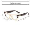 Trekant Katteøye Fotokromiske Presbyopibriller Dame INS Stil Mote Skift Grå Lesebriller med Pluss Dioptrier