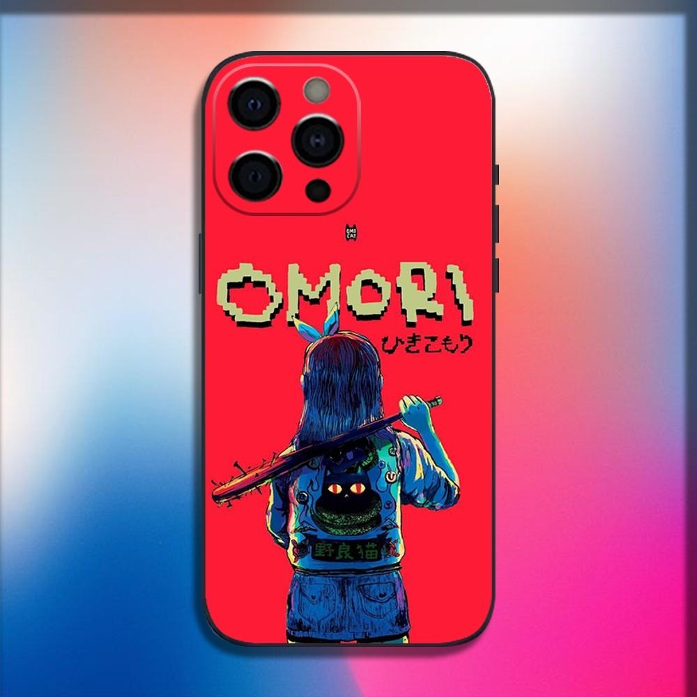 O-Omori Game Phone Case For iPhone 16,15,14,13,12,11,Pro,X,XS,Max,XR,Plus,Mini Soft Black Cover
