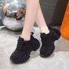 Scarpe da Passeggio da Donna di Alta Qualità 2026 Nuove Scarpe Casual da Donna Suola Spessa Strass Traspiranti Lucide Scarpe Papà Sneakers da Donna