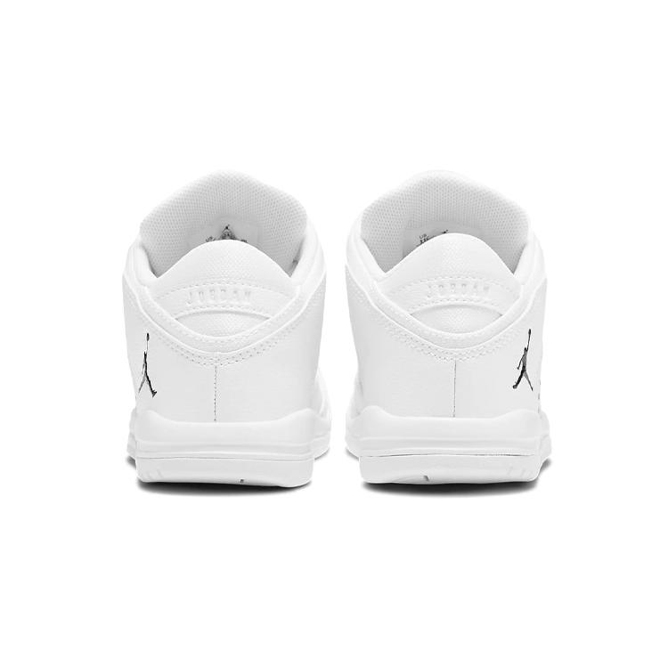 Jordan Flight Origin 4 Low Top Children's Basketball Shoes White Children Aged 3 7 Years Old 921197-100