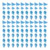 Set of 100 Resins Seal Miniature Statues With Glowing In Dark Effect For Shelf Desk and Garden Aquariums Display
