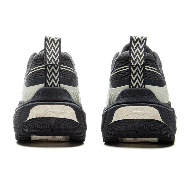 Li-Ning Yijie Lite 2.0 Comfortable Outdoor Wear Resistant Support Low Top Hiking Shoes Women Hiking Shoes White Black AHTU008-4