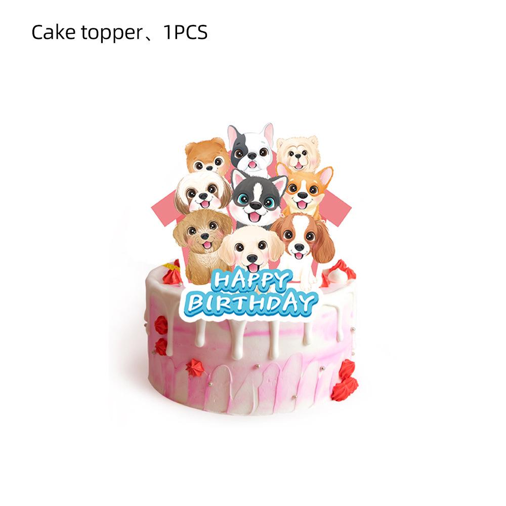 In-Stock Birthday Party Decor: Dog-Themed Banners & Paw Print Balloons