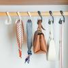 Bogen Tasche Kleiderbügel Haken Kleiderschrank Rack Mehrzweck Schrank Tuch Handtasche Halter Haken Hängende Lagerung Rack Hut Schals Regal