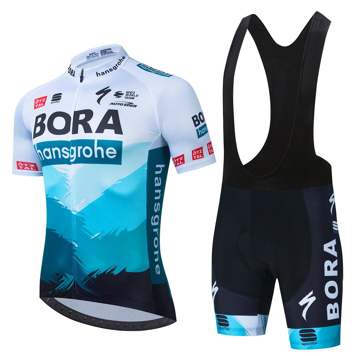 Cycling Clothing Tour De France Road Bike Short-Sleeved Suit Platoon Speed-Drying Road Bike Cycling Event Cycling Clothing XS