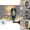 Outdoor Solar Flame Light Led Wall Torch Decoration For Patio And Garden Eu Certified