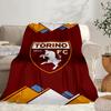 Projekt godła Torino Fc Przenośny koc/Miękki koc Koc pościelowy Odpowiedni do podróży, na kemping, do salonów, biur, na sofy Prezenty dla fanów