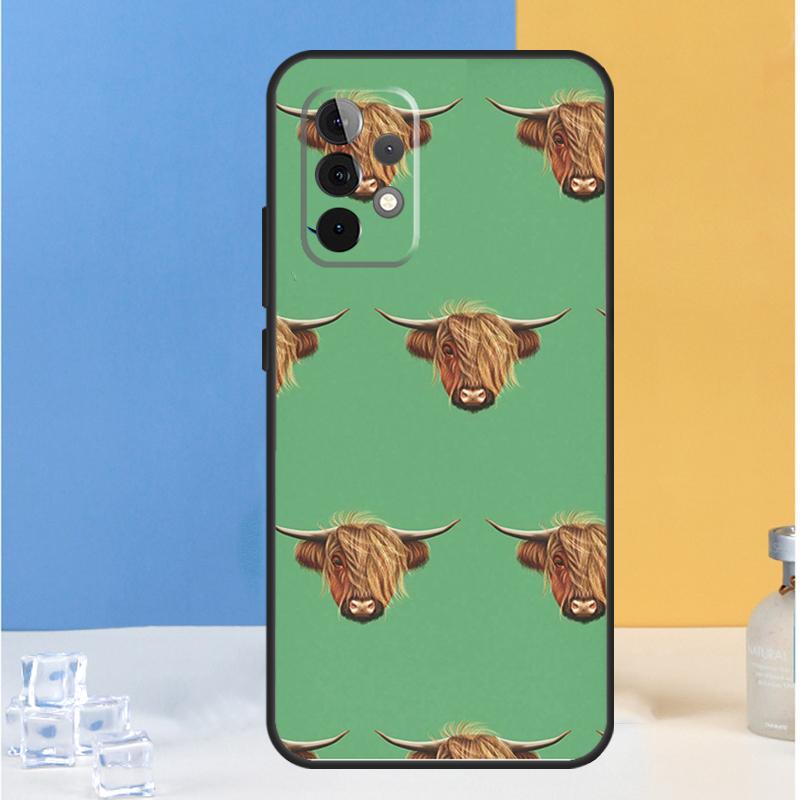 Highland Cows For Samsung Galaxy A13 A33 A53 A36 A26 A05 A06 A16 A54 A34 A14 A32 A52 A55 A35 A15 A56 Case