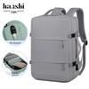 High-End Waterproof Backpack: Women's Leisure Travel, Men's Wet/Dry Separation, Large Capacity Schoolbag, Laptop Compatible.