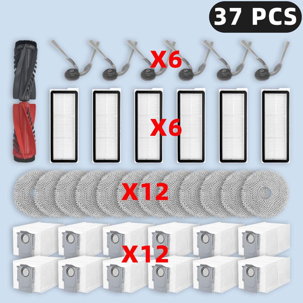 

Підходить для ( Roborock Qrevo 5AE / S5V / Curv / CurvC / Curv S5X 5A1 5XC / Edge / EdgeC / Edge S5A 5V1 ) Запчастини Щітка Фільтр Швабра Мішок