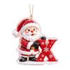 2D Acrylic Hanging Ornament with Theme Design for Christmas Tree Decor, Holiday Party Decoration and Gift