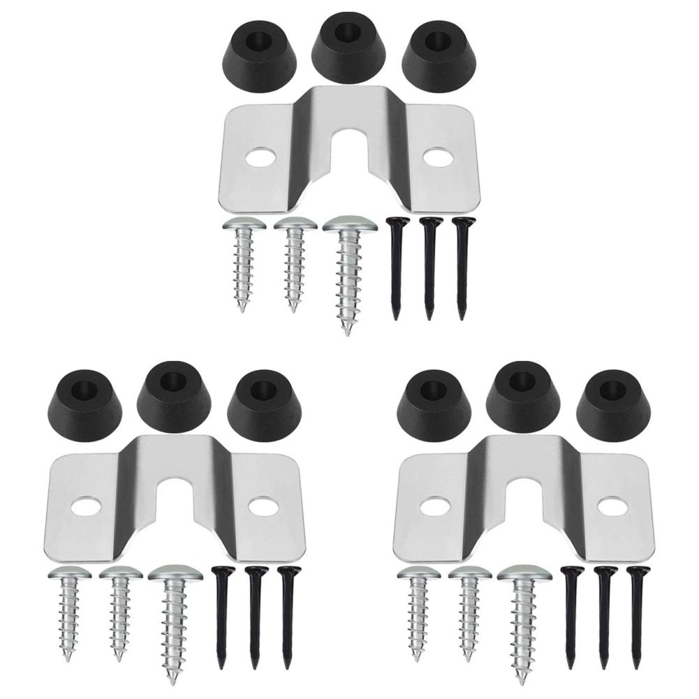 

T0# 1 Set Dartboard Mounting Bracket Hardware Kit Wall Bracket for Hanging Dartb