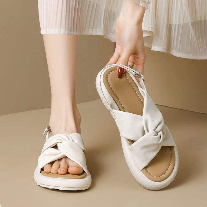 Women’s Non-Slip Soft Sole One-Strap Sandals - 2025 Summer Fairy Fashion