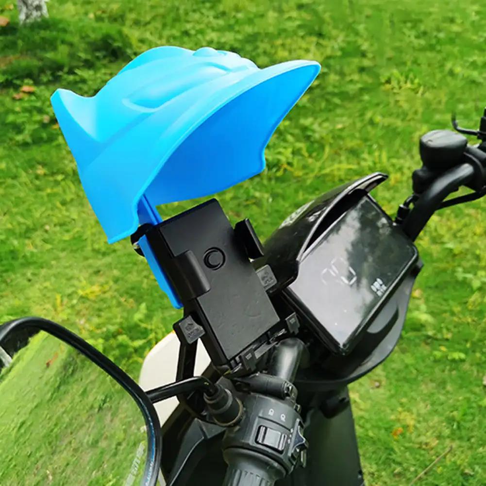 Small Helmet Rider Motorcycle Mobile Phone Holder and Electric Bicycle Navigation Mobile Phone Holder Waterproof Sunshade Helmet Communication 7