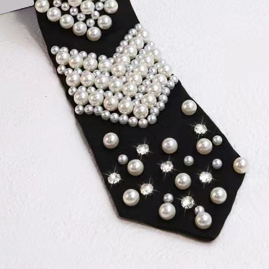 Herrslips Justerbar Förknuten Svart Slips Skoluniformer Cosplay Bröllop Festligheter Formella Vardagliga Händelser Slipsaccessoarer