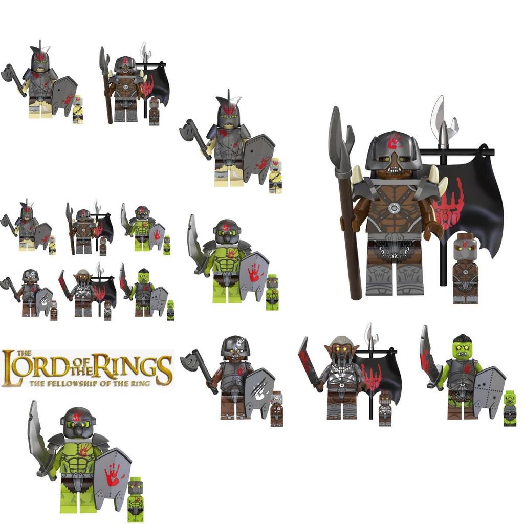 Tv6407 Movie Television Series Building Blocks Toy Set Featuring Lord Of The Rings Orcs