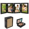 Faltbarer Fotorahmen Scharnier Fotoalbum Schmuckstück Siamesisches Souvenir Bild Aufbewahrungsbox für Bücherregal Hochzeitsfeier Dekoration Fotorahmen