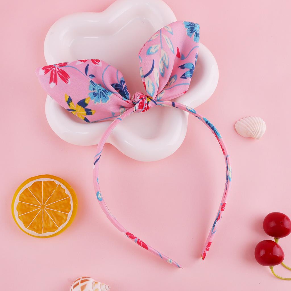 Cute Bunny Ear Easter Headband Non-Slip Rabbit Flower Hair Hoop Fashionable Girl Hair Accessories for Women