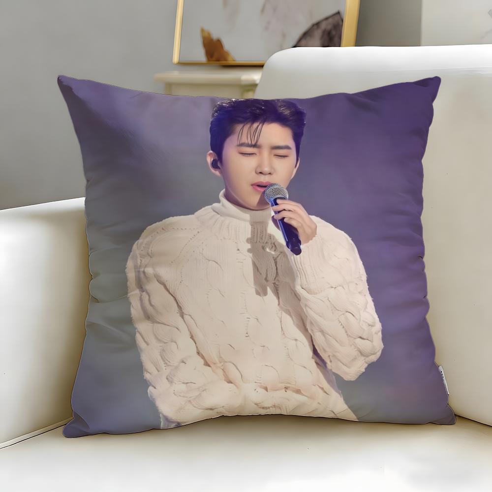 popular singer Lim Young Woong Cushion Cover Soft & Easy-Wash Pillow Case – Versatile for Couch, Bed, Travel and Office