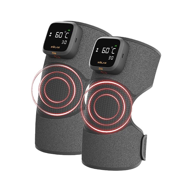 Multifunctional Electric Vibration Graphene Heating Knee Pads Elbow Massage Belt Pain Relief Shoulder Wrap Knee Massager чёрный