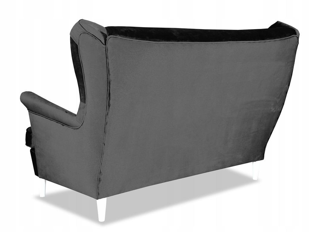 Lounge Set of Furniture Diana Wingback Sofa Armchairs Poufs Family Furniture Set